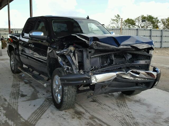 3GCPCSE01BG333784 - 2011 CHEVROLET SILVERADO BLACK photo 1