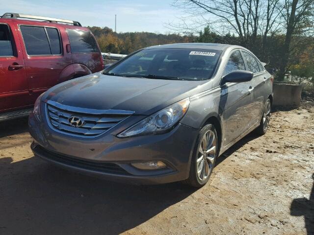 5NPEC4AC4BH151605 - 2011 HYUNDAI SONATA SE CHARCOAL photo 2