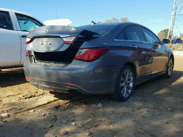 5NPEC4AC4BH151605 - 2011 HYUNDAI SONATA SE CHARCOAL photo 4