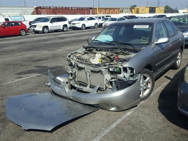 3N1BB51A21L003125 - 2001 NISSAN SENTRA SE SILVER photo 2