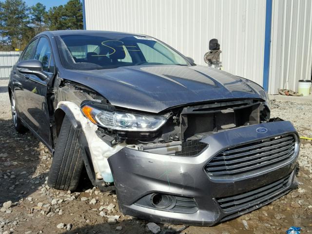 1FA6P0H7XE5365535 - 2014 FORD FUSION SE GRAY photo 1