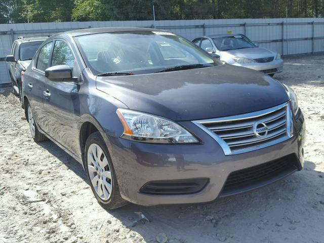 3N1AB7AP0DL761562 - 2013 NISSAN SENTRA S CHARCOAL photo 1