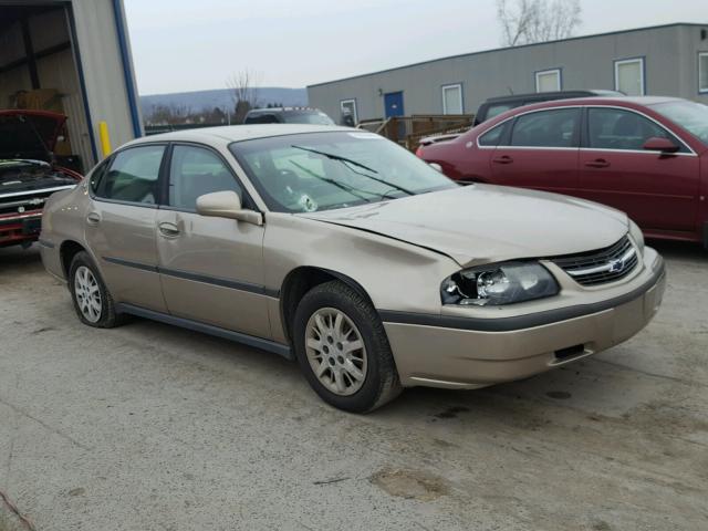 2G1WF52E939315901 - 2003 CHEVROLET IMPALA TAN photo 1