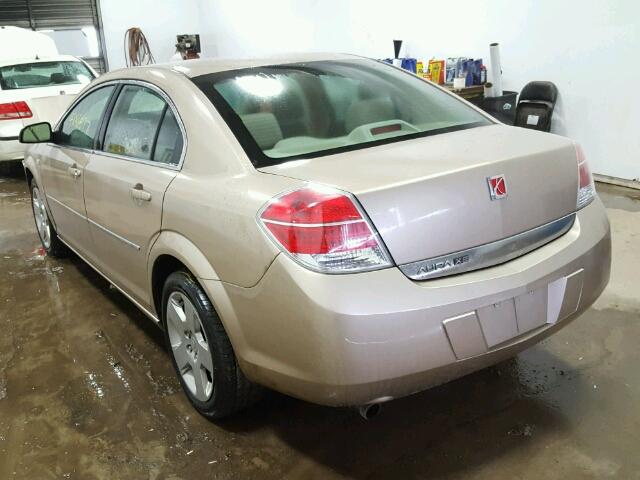 1G8ZS57B58F261066 - 2008 SATURN AURA XE GOLD photo 3