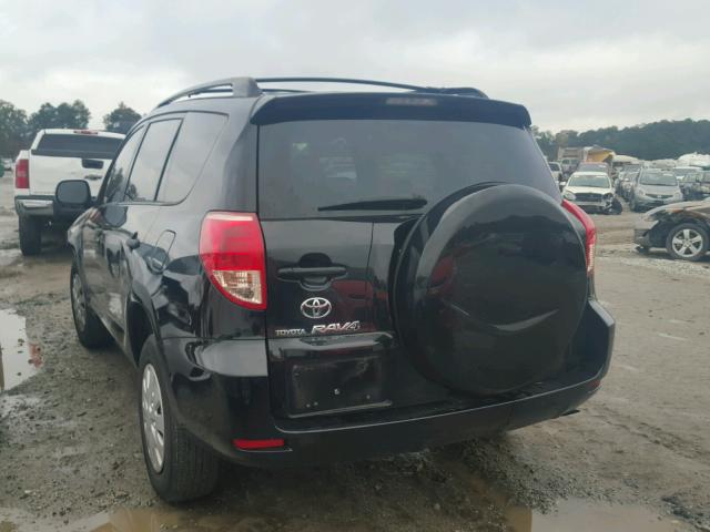 JTMZD33V485110083 - 2008 TOYOTA RAV4 BLACK photo 3