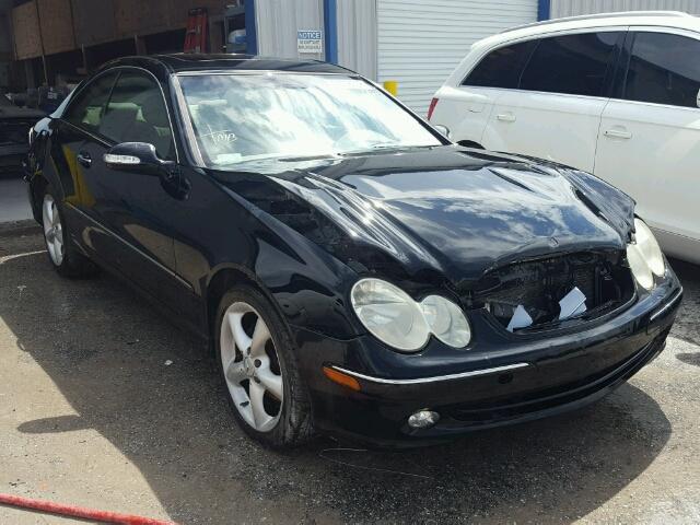 WDBTJ65J34F108872 - 2004 MERCEDES-BENZ CLK 320C BLACK photo 1