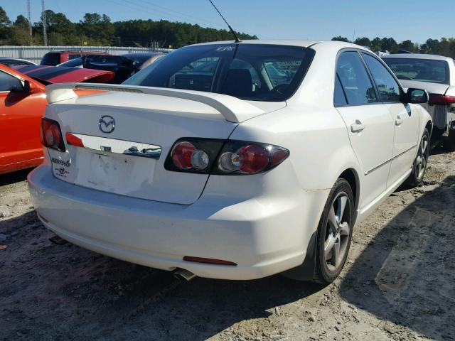 1YVHP80CX85M30389 - 2008 MAZDA 6 I WHITE photo 4