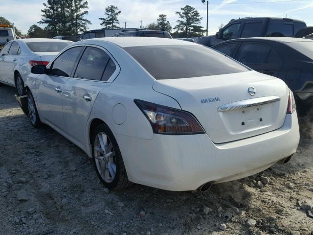 1N4AA5AP5EC434713 - 2014 NISSAN MAXIMA S WHITE photo 3