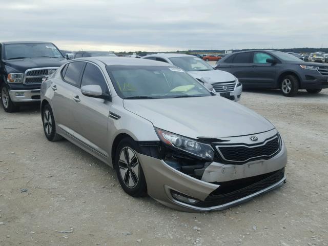 KNAGM4AD9C5034440 - 2012 KIA OPTIMA HYB SILVER photo 1