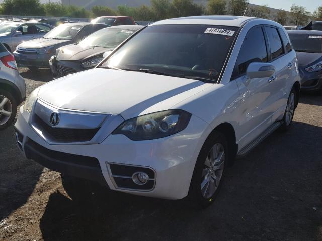 5J8TB2H28CA001907 - 2012 ACURA RDX WHITE photo 2