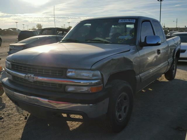 2GCEK19V2X1140781 - 1999 CHEVROLET SILVERADO TAN photo 2