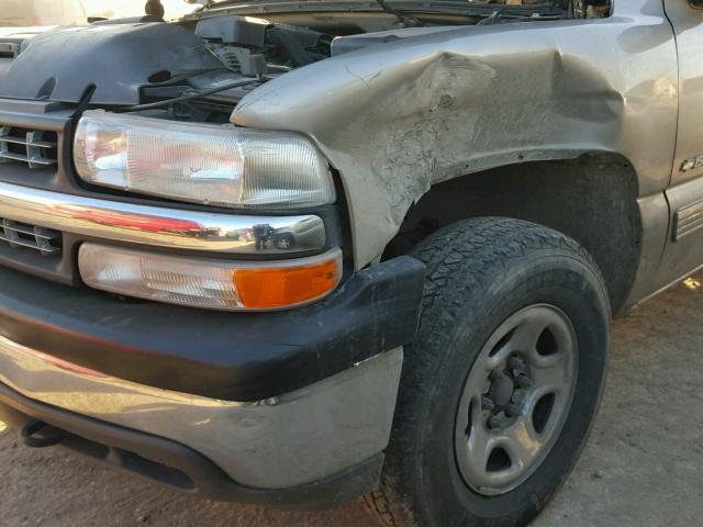 2GCEK19V2X1140781 - 1999 CHEVROLET SILVERADO TAN photo 9