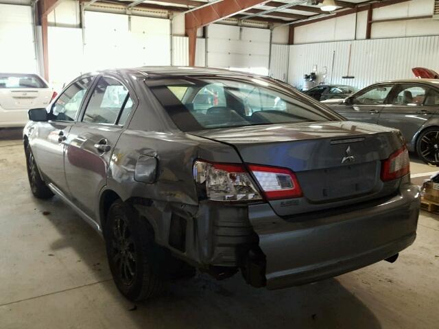 4A3AB36F29E009260 - 2009 MITSUBISHI GALANT ES GRAY photo 3