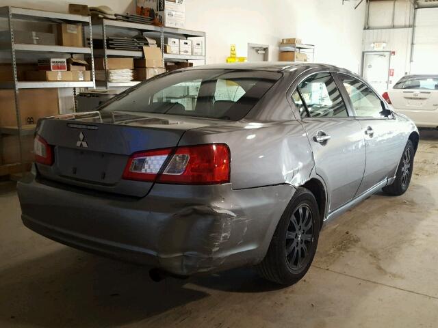 4A3AB36F29E009260 - 2009 MITSUBISHI GALANT ES GRAY photo 4