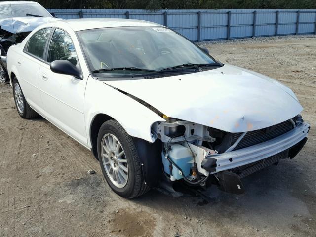 1C3EL46XX4N212510 - 2004 CHRYSLER SEBRING LX WHITE photo 1