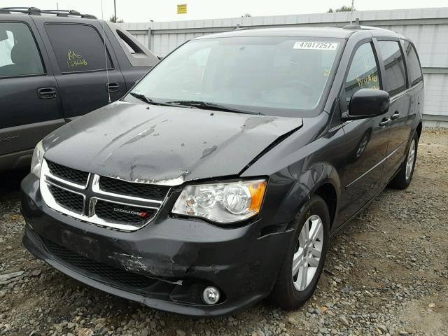 2C4RDGDG0CR314317 - 2012 DODGE GRAND CARA BLACK photo 2