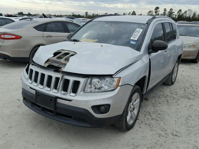 1C4NJCEA6CD513630 - 2012 JEEP COMPASS LA SILVER photo 2