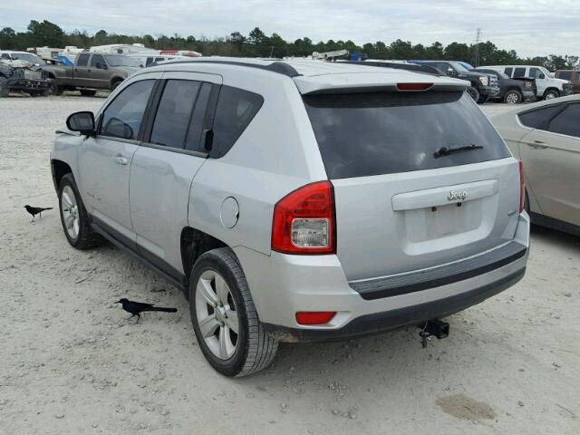 1C4NJCEA6CD513630 - 2012 JEEP COMPASS LA SILVER photo 3