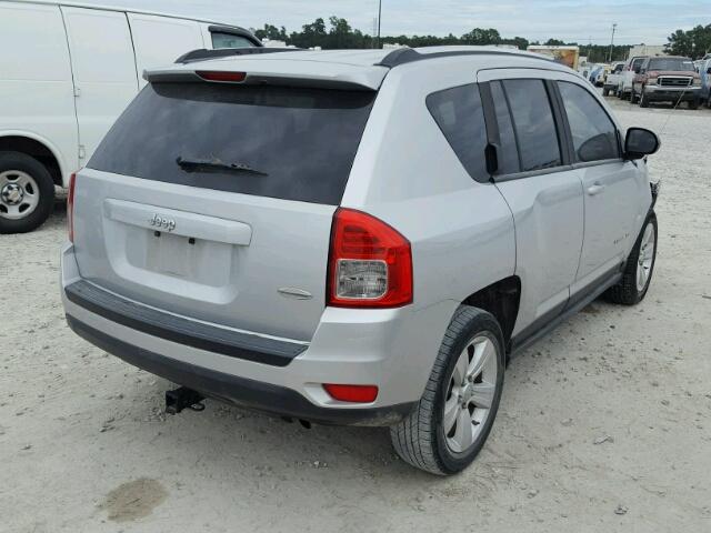 1C4NJCEA6CD513630 - 2012 JEEP COMPASS LA SILVER photo 4