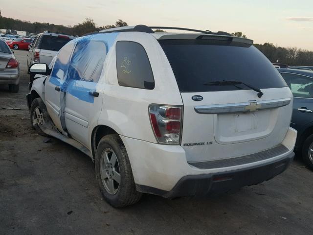 2CNDL13F856053375 - 2005 CHEVROLET EQUINOX LS WHITE photo 3