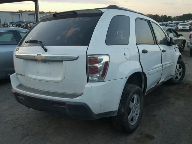 2CNDL13F856053375 - 2005 CHEVROLET EQUINOX LS WHITE photo 4