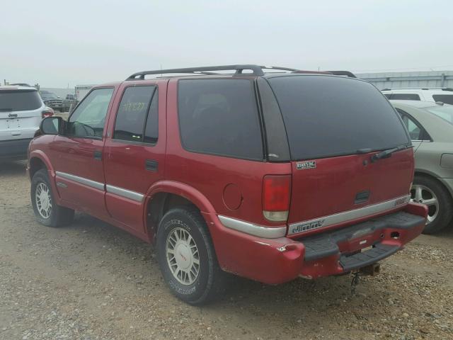 1GKDT13W4Y2149238 - 2000 GMC JIMMY / EN RED photo 3