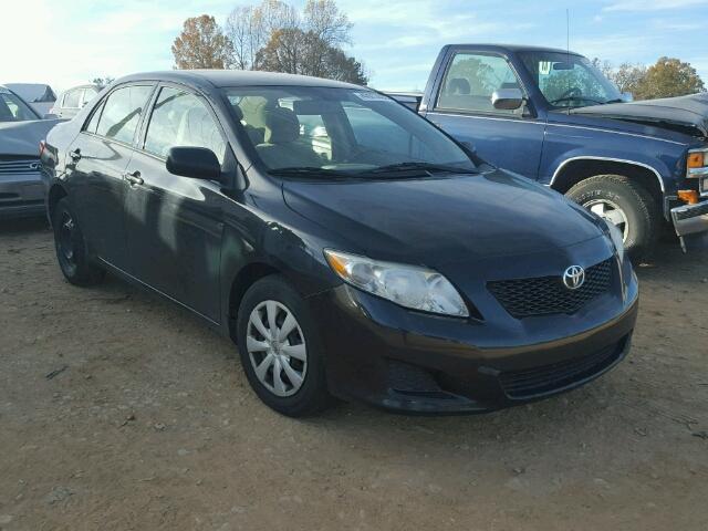 1NXBU4EE1AZ235487 - 2010 TOYOTA COROLLA BA BLACK photo 1