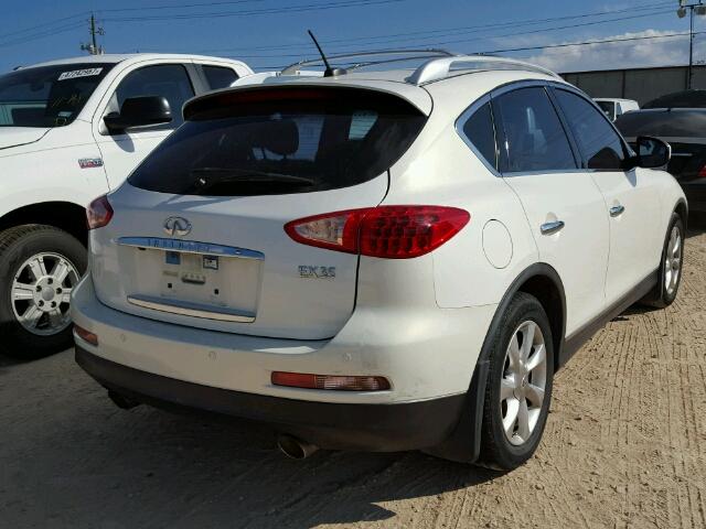 JNKAJ09E18M305977 - 2008 INFINITI EX35 BASE WHITE photo 4