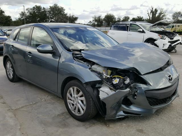 JM1BL1M73C1565029 - 2012 MAZDA 3 I GREEN photo 1