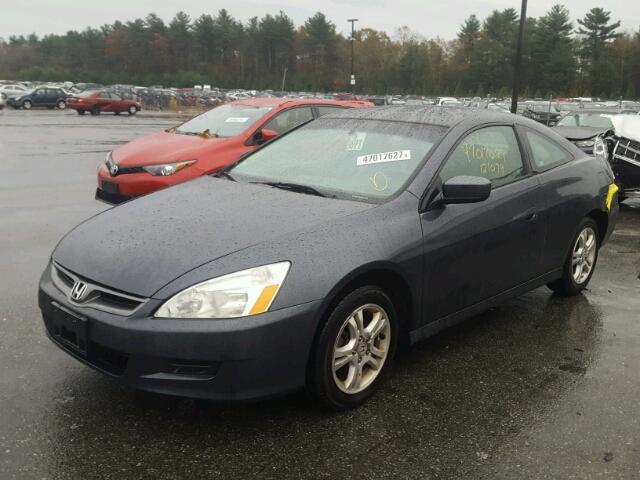 1HGCM72607A003708 - 2007 HONDA ACCORD EX GRAY photo 2