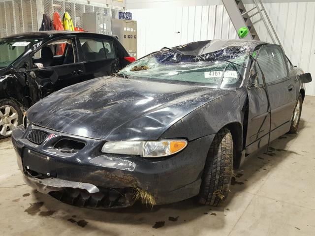 1G2WP12K91F157779 - 2001 PONTIAC GRAND PRIX BLACK photo 2