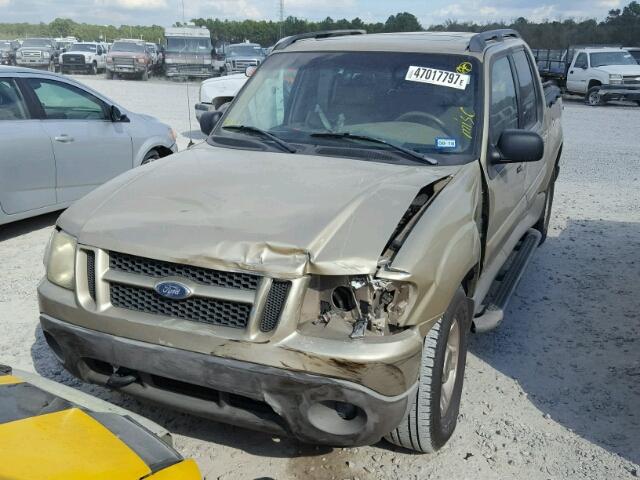 1FMZU77E02UD24028 - 2002 FORD EXPLORER S GOLD photo 2