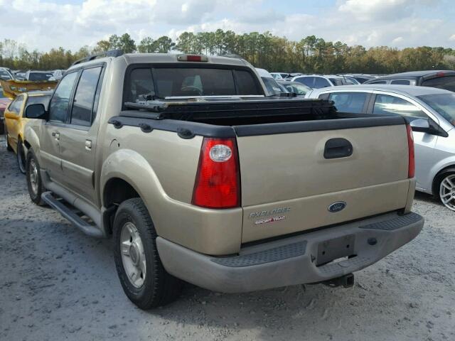 1FMZU77E02UD24028 - 2002 FORD EXPLORER S GOLD photo 3