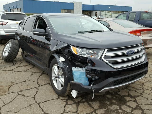 2FMPK4J94HBB73149 - 2017 FORD EDGE SEL BLACK photo 1