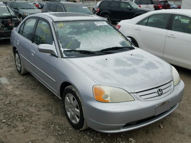 1HGES26741L046366 - 2001 HONDA CIVIC EX GRAY photo 1