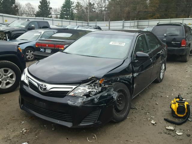 4T4BF1FK9DR333111 - 2013 TOYOTA CAMRY L BLACK photo 2