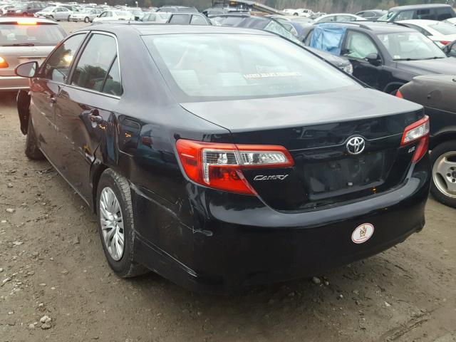 4T4BF1FK9DR333111 - 2013 TOYOTA CAMRY L BLACK photo 3