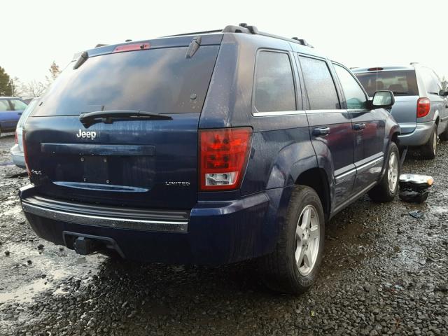 1J4HR58N15C506488 - 2005 JEEP GRAND CHER BLUE photo 4