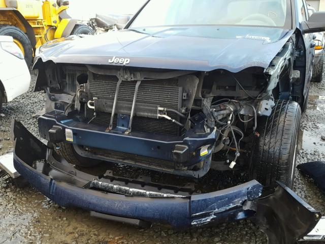 1J4HR58N15C506488 - 2005 JEEP GRAND CHER BLUE photo 9