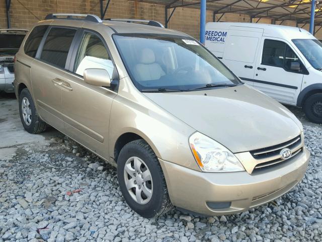 KNDMB133276139335 - 2007 KIA SEDONA EX TAN photo 1