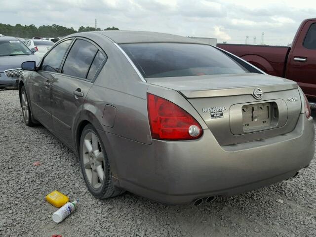 1N4BA41E14C810755 - 2004 NISSAN MAXIMA SE GRAY photo 3