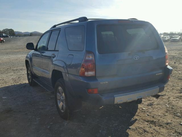 JTEZU14R140018874 - 2004 TOYOTA 4RUNNER SR BLUE photo 3