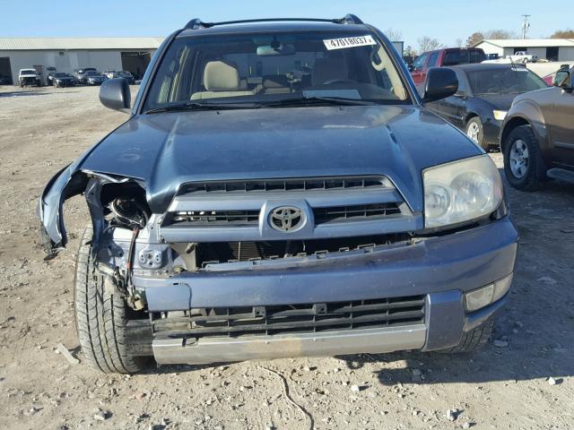 JTEZU14R140018874 - 2004 TOYOTA 4RUNNER SR BLUE photo 9