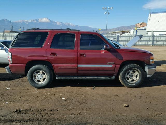 1GKEK13T93J311831 - 2003 GMC YUKON RED photo 9