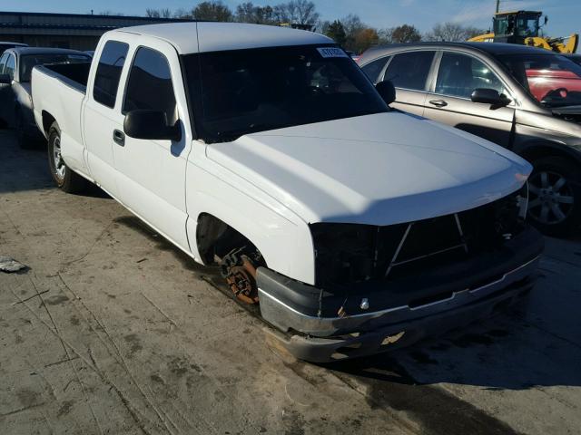 1GCEC19V56Z257595 - 2006 CHEVROLET SILVERADO WHITE photo 1