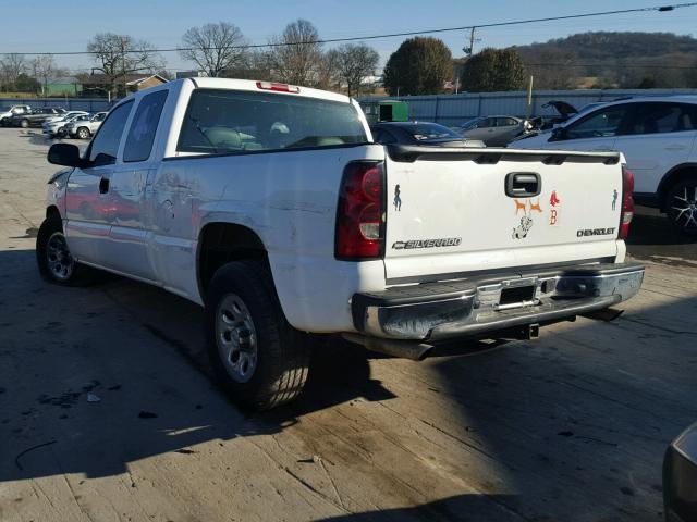 1GCEC19V56Z257595 - 2006 CHEVROLET SILVERADO WHITE photo 3