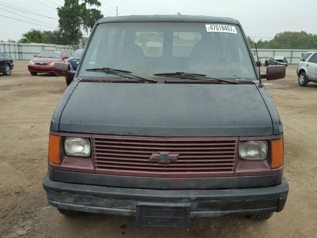 1GBDM15Z6HB207340 - 1987 CHEVROLET ASTRO BLACK photo 9