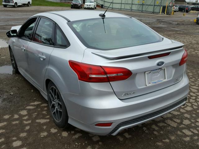 1FADP3F20FL280541 - 2015 FORD FOCUS SE SILVER photo 3