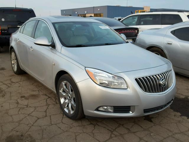 W04GS5EC1B1008494 - 2011 BUICK REGAL CXL SILVER photo 1