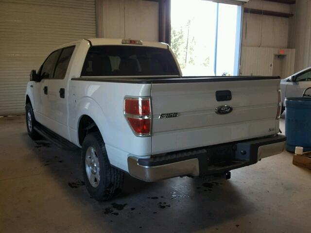 1FTFW1EV8AKE38614 - 2010 FORD F150 SUPER WHITE photo 3